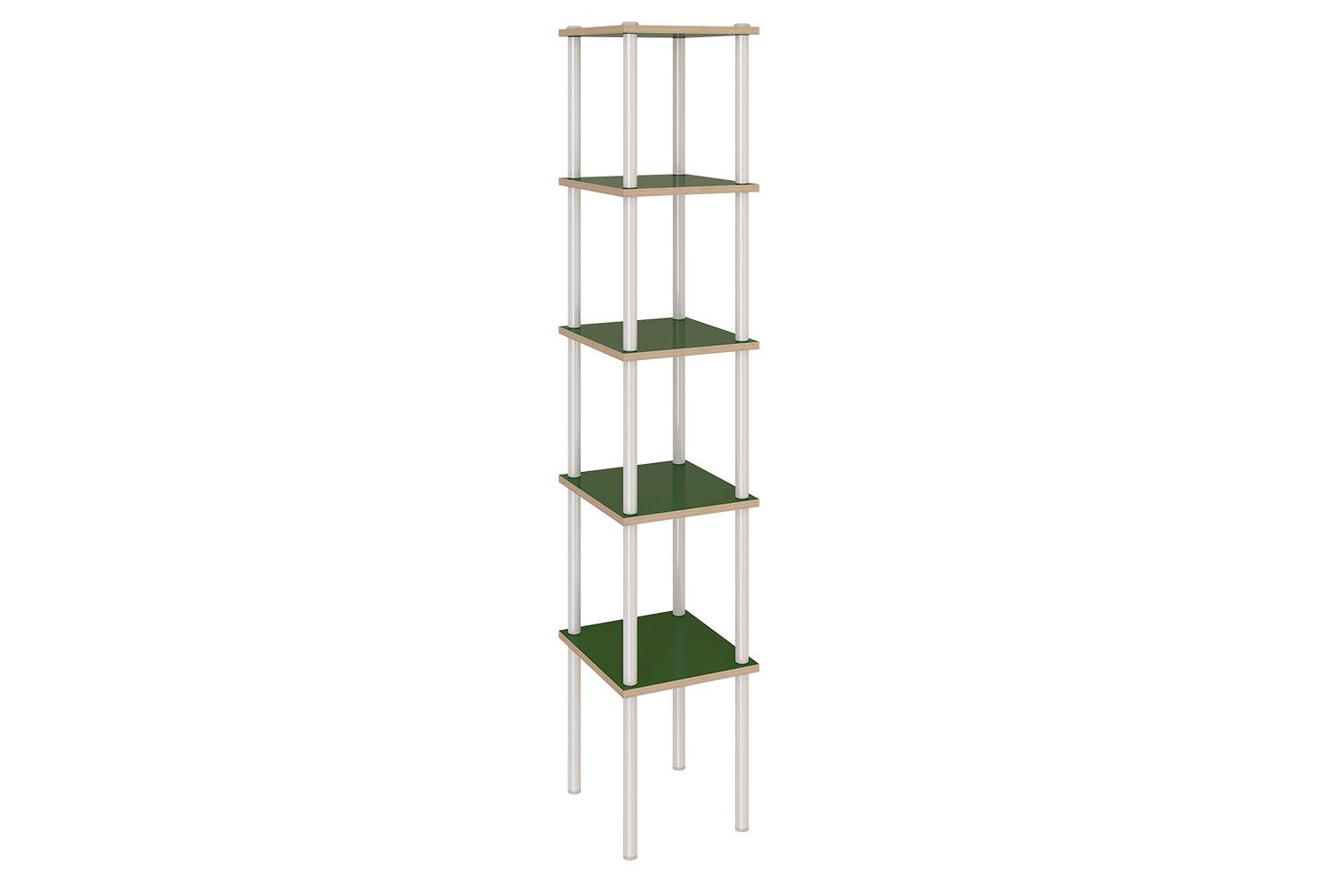 System of vertical open shelving unit