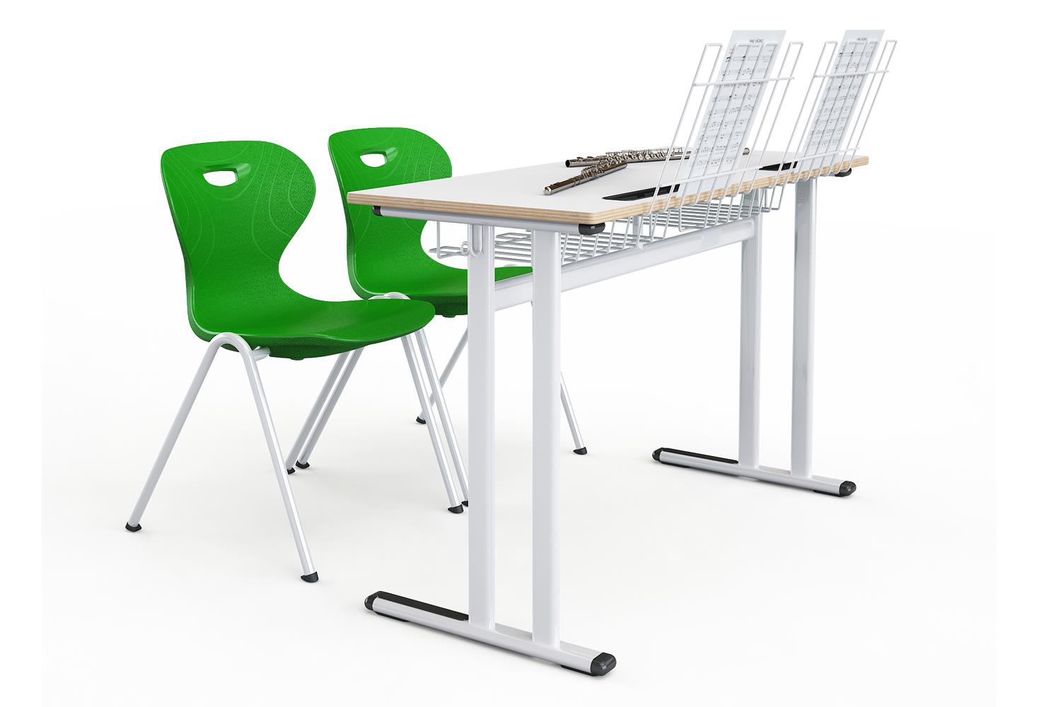 Mesa Galaxy doble de música laminado sin panel
