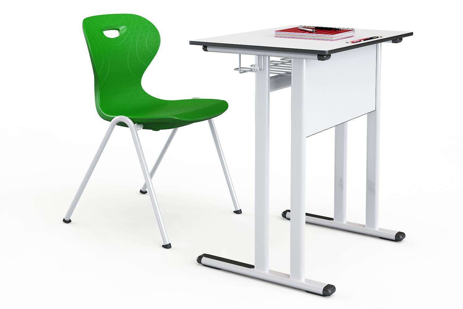 Mesa Galaxy individual compacto con panel de madera