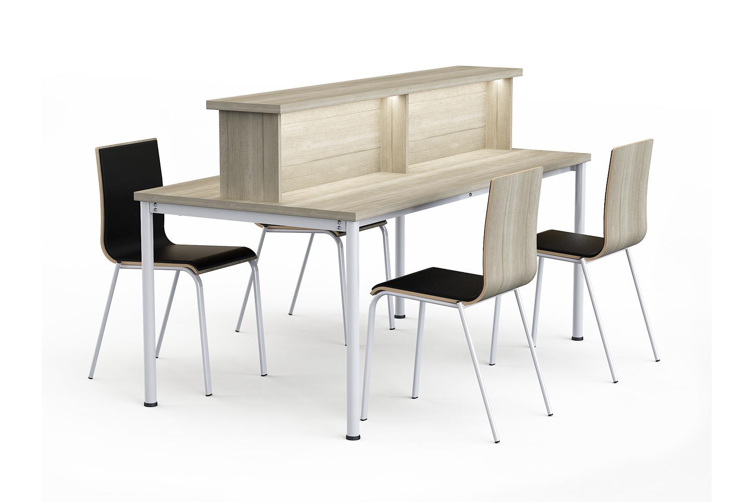 Table of work rectangular without lighting