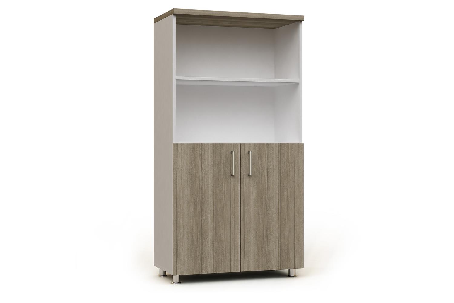 Armario modular ancho abierto con puertas inferiores