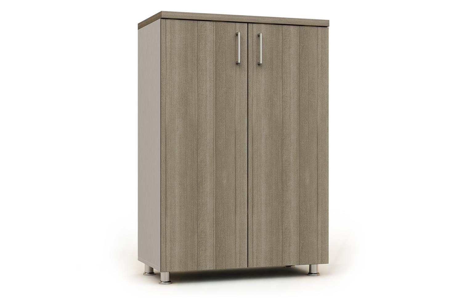 Armario modular bajo ancho con puertas de madera