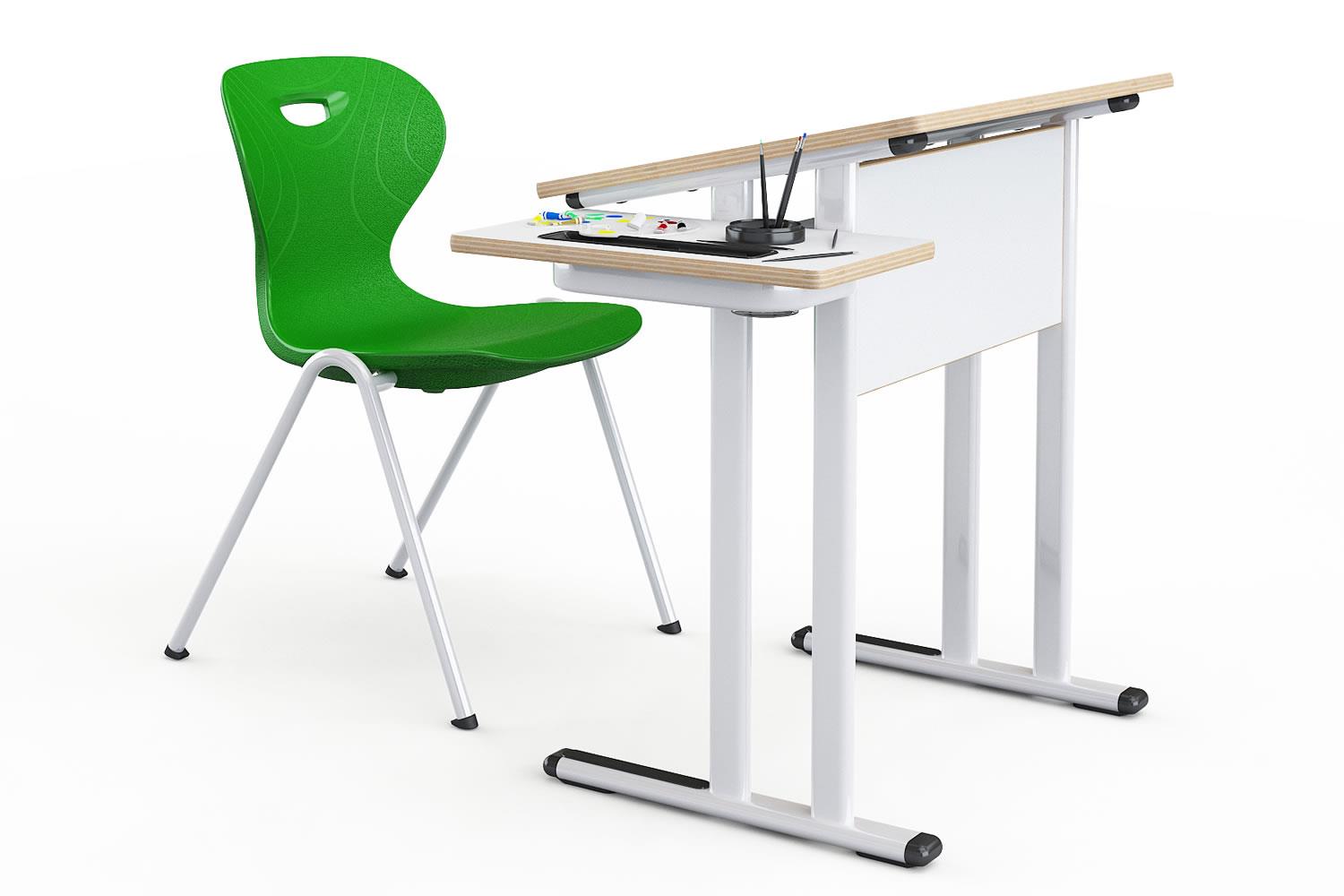 Mesa Galaxy individual de arte laminado con panel de madera