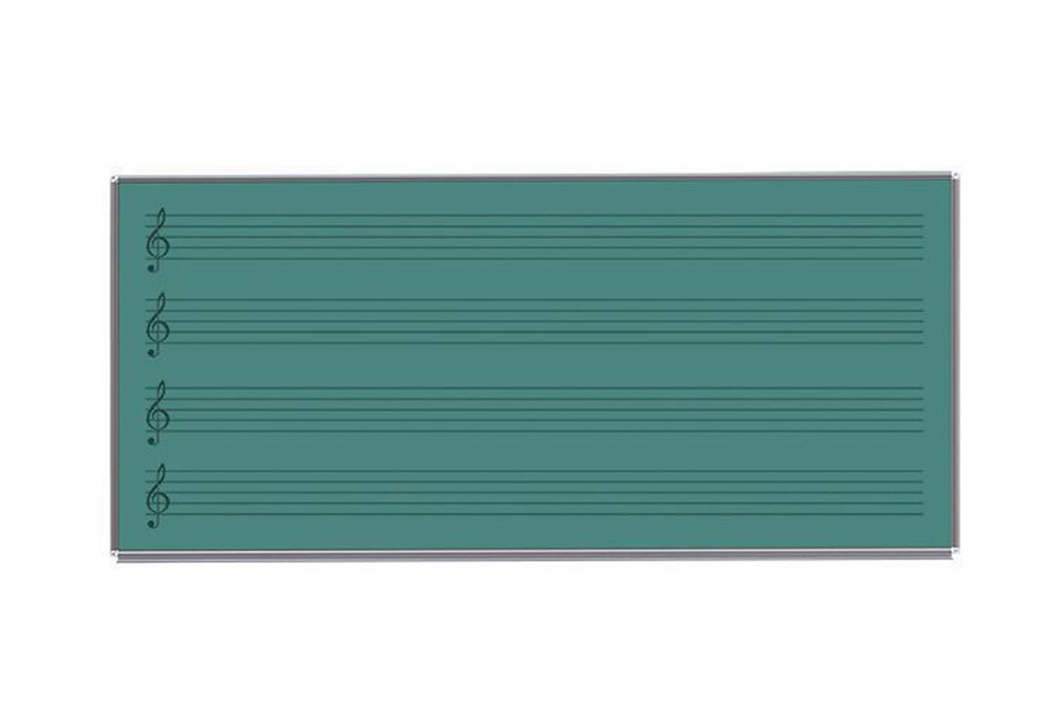 Pizarra musical mural