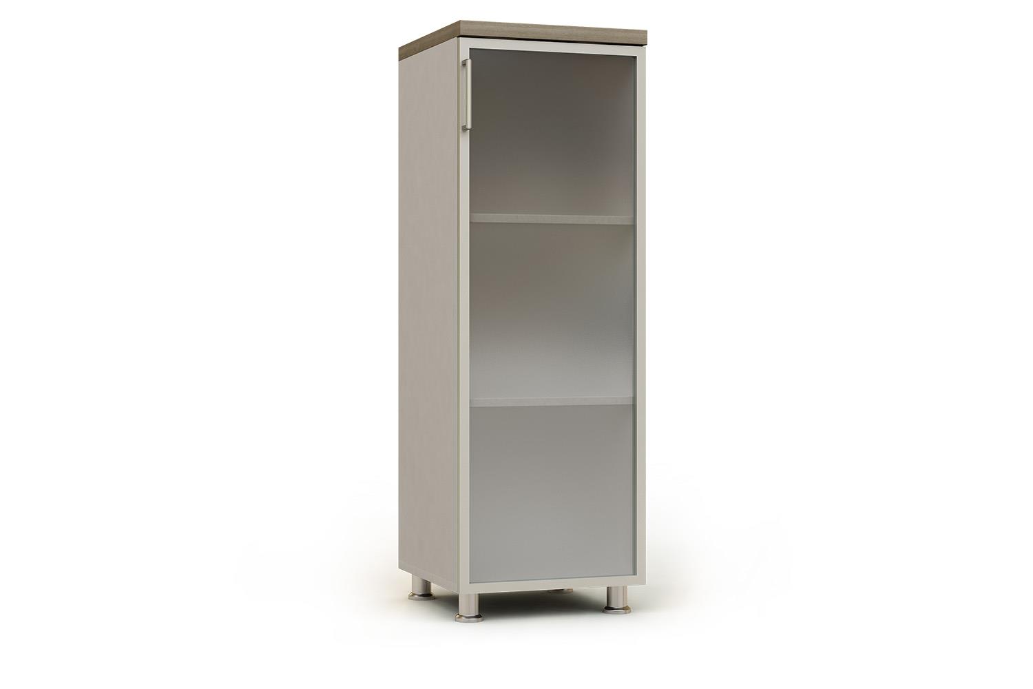 Armario modular alto estrecho abierto