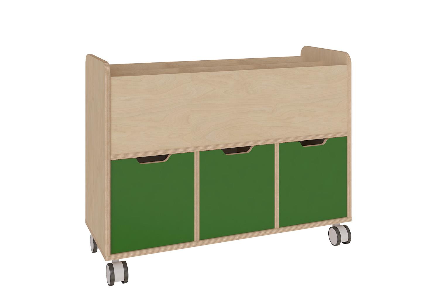 Mobile low unit with lower doors