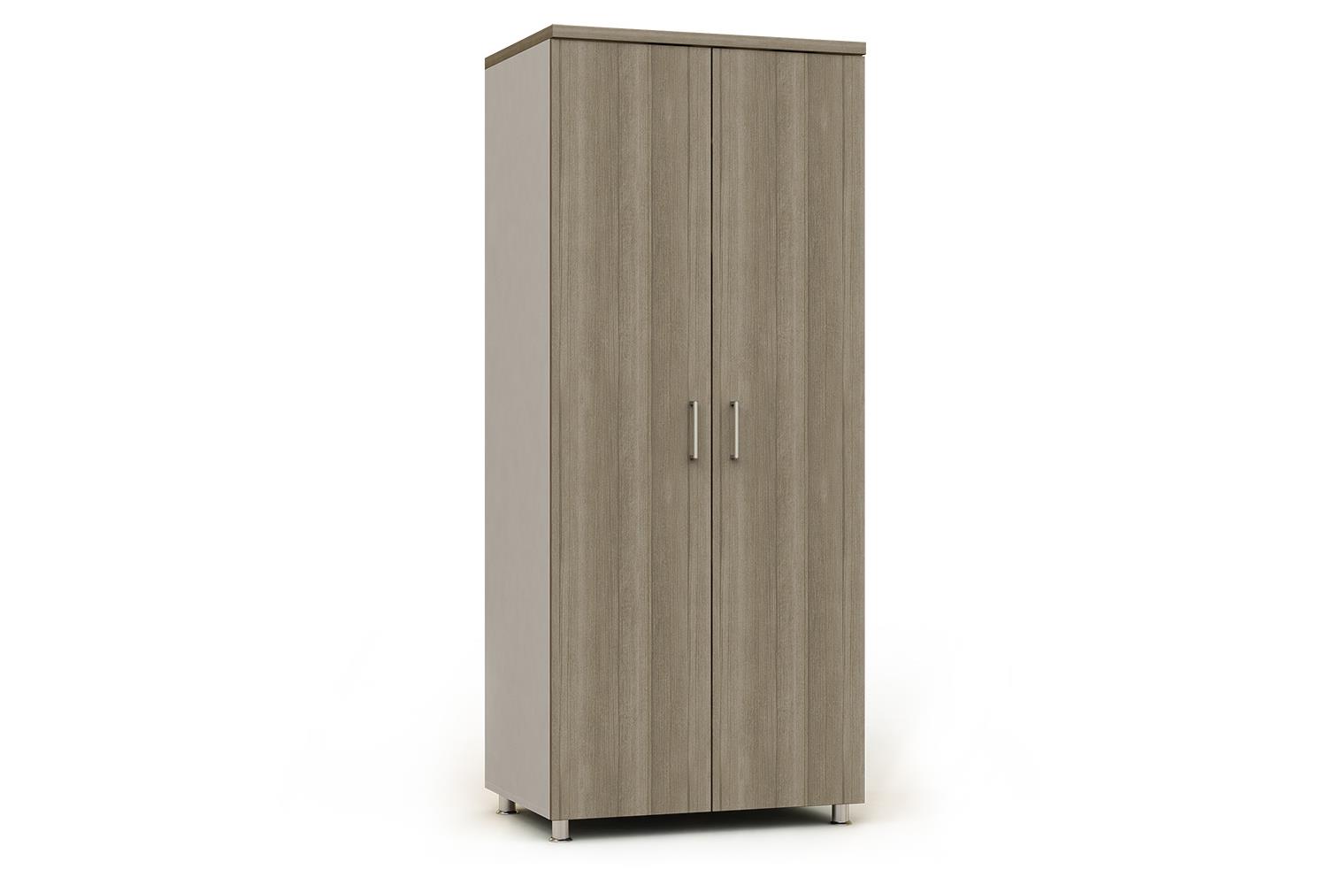 Armario modular alto ancho con puertas de madera