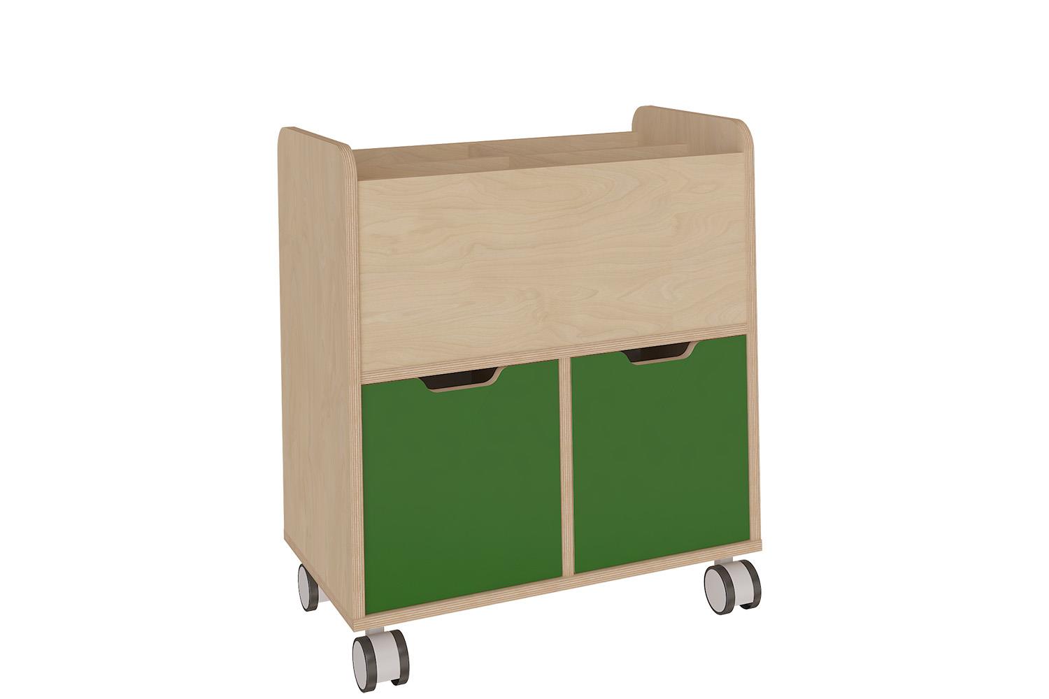 Mobile unit with lower doors