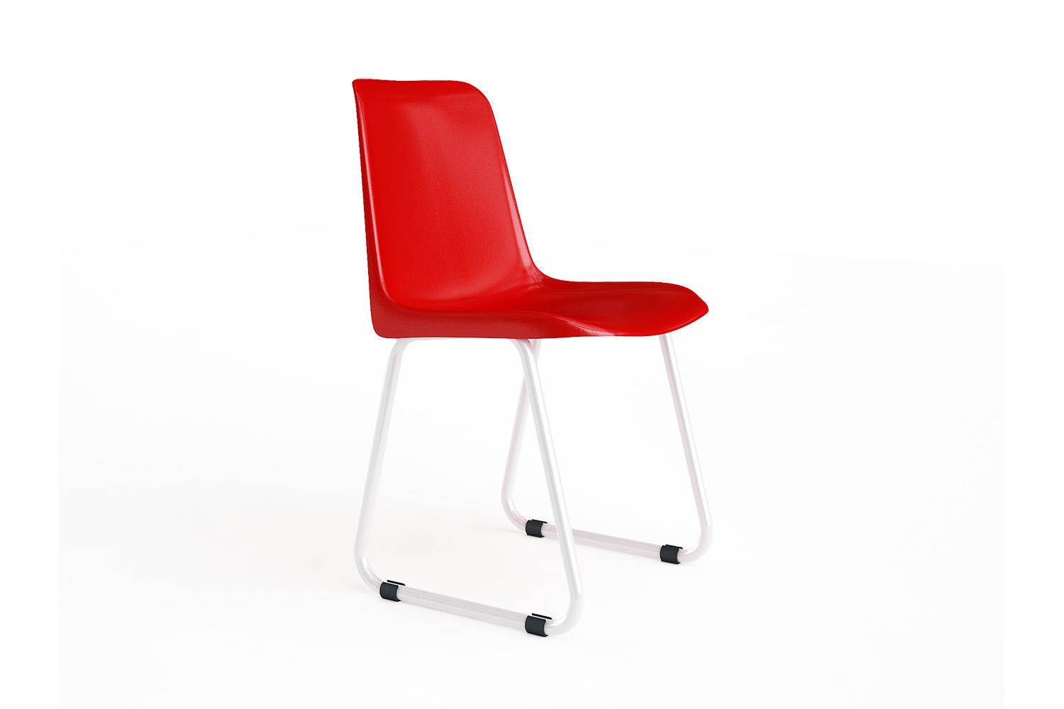 Silla con base patín