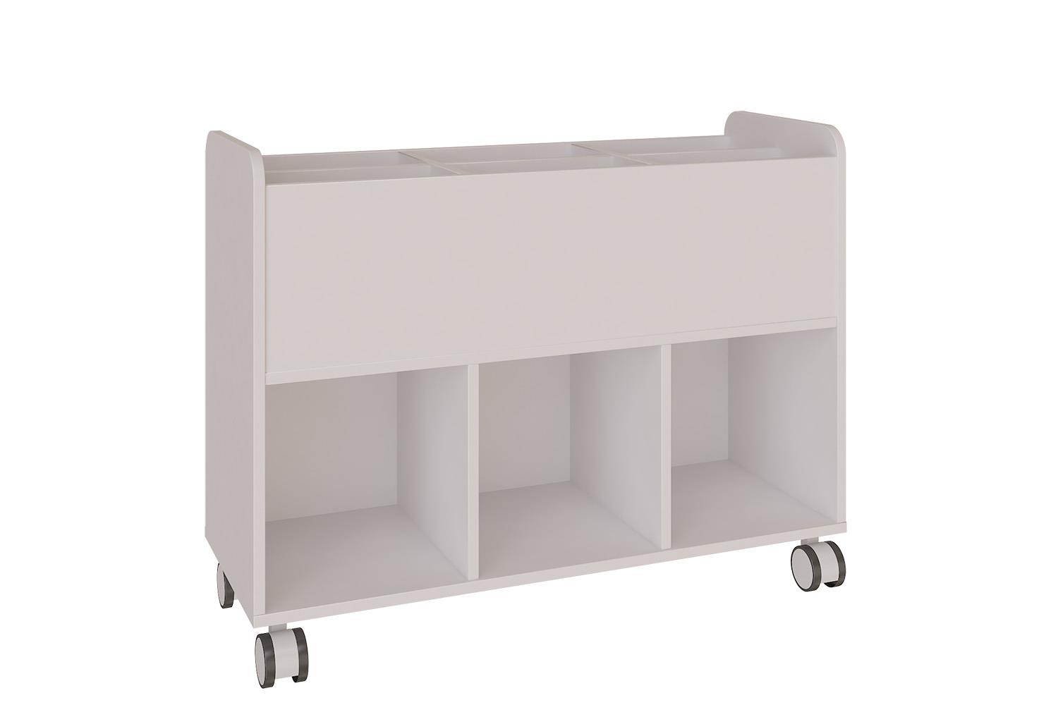 Mobile low unit with compartments open
