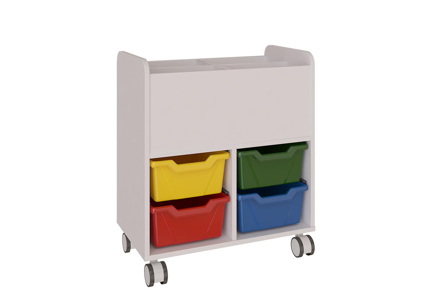 Unit mobile display unit with trays