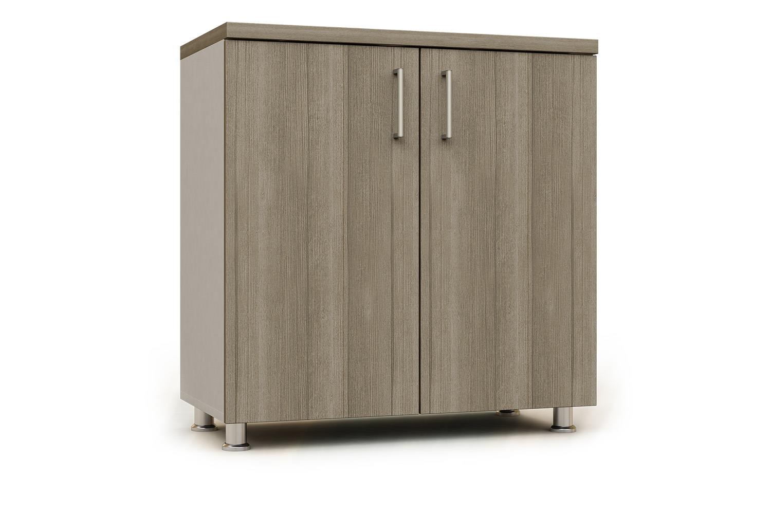 Armario modular bajo ancho con puertas de madera