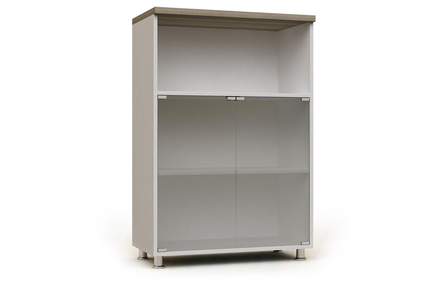 Armario modular bajo ancho abierto con estantes