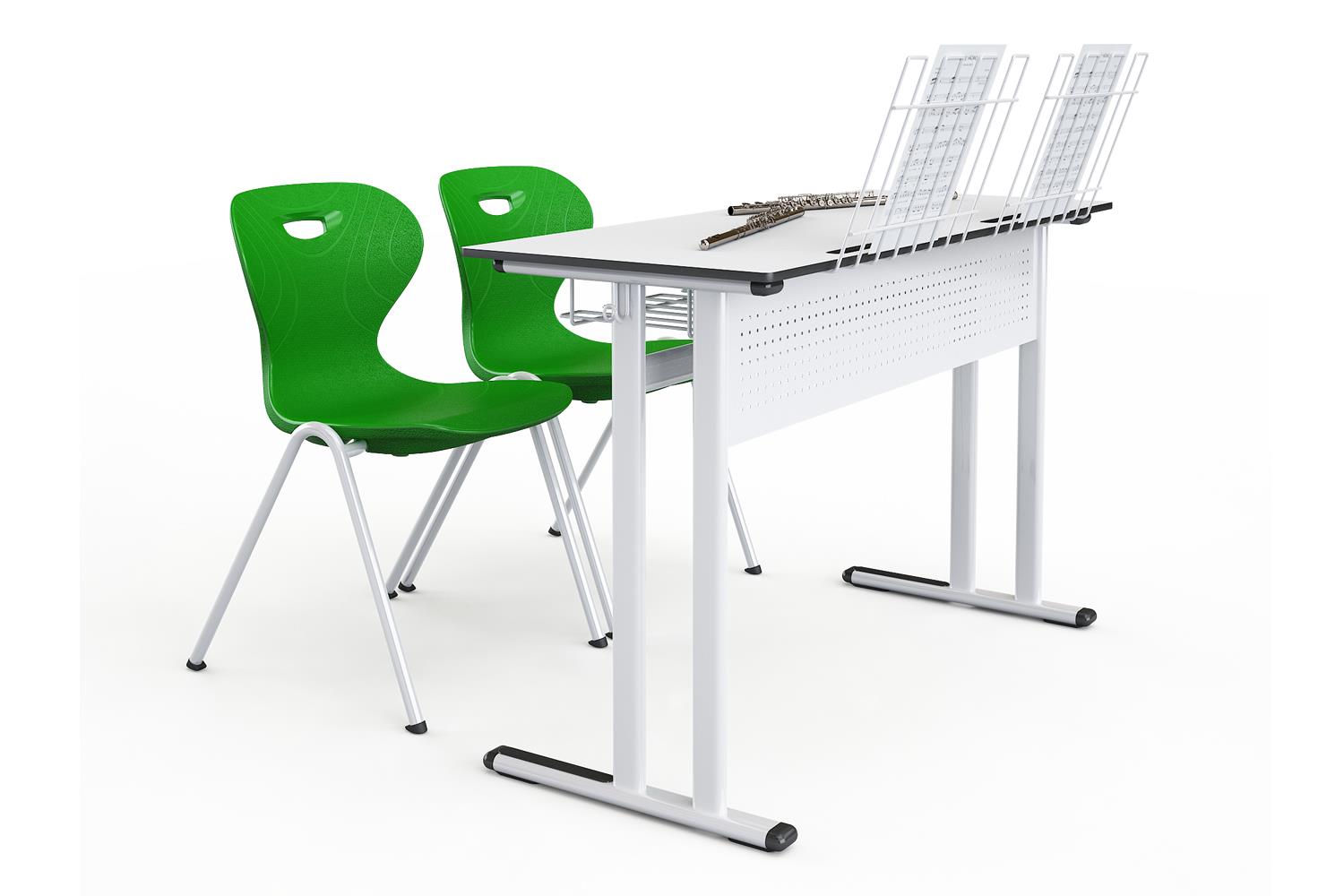 Mesa Galaxy doble de música compacto panel metálico