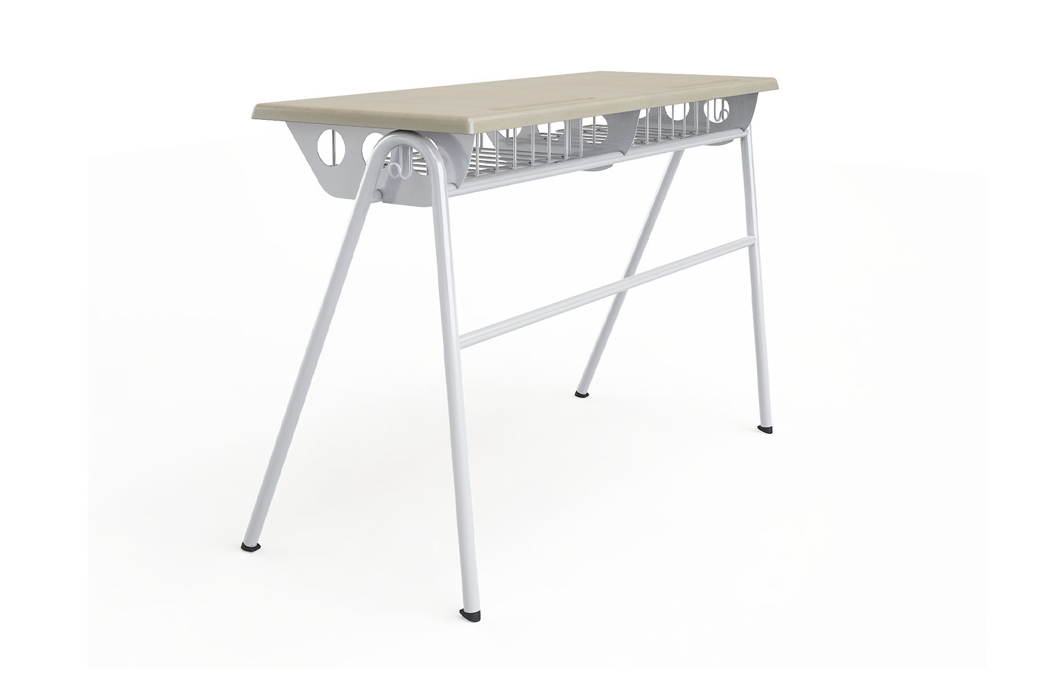 School desk Venus double Verzalit without panel